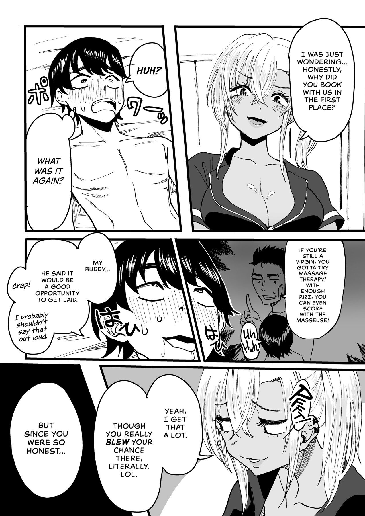 Hentai Manga Comic-Happy Endings with a Tanned Gyaru Massage Therapist-Read-24